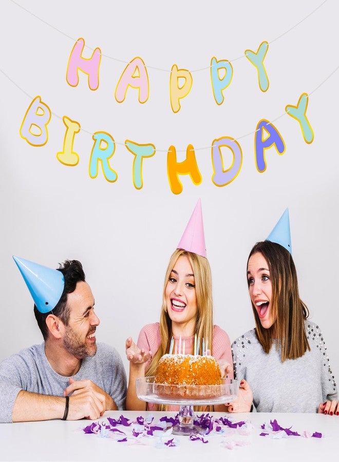 لافتة عيد ميلاد سعيد، جاهزة للتركيب، زينة عيد ميلاد بألوان الباستيل للنساء والفتيات والفتيان والرجال، خلفية حفلات قابلة لإعادة الاستخدام، مناسبة لتزيين جدران أعياد الميلاد لجميع الأعمار. - Image 4